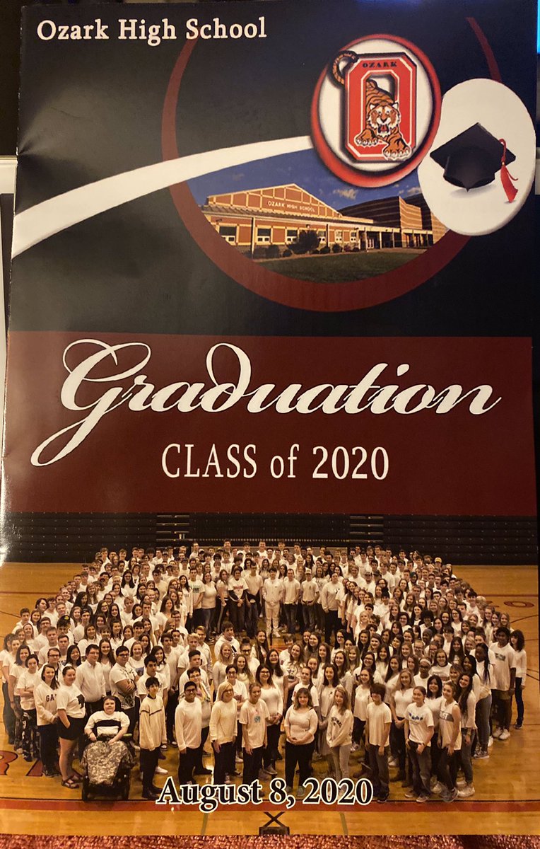 PQuessenberry's tweet photo. Congratulations @OzarkTigers Graduating Seniors Class of 2020‼️ You have lived through a time in history that you will never forget. Go out into the World and Help Make It a better Place for ALL!  #TigerStrong #OzarkProud #SeniorClass2020 https://t.co/mP4RXmP3H4