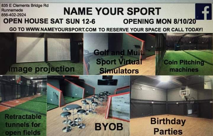 OnTheDiamond2's tweet photo. Play for FREE today 12-6 at Name Your Sport in Runnemede, NJ! #battingcages #baseball #golfsimulator #southjersey #hittrax #freeinsouthjersey https://t.co/mqsim9UmDJ https://t.co/oQAXQmDHa9