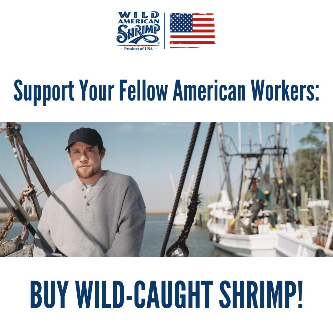 Whether you're buying shrimp from your local grocery store or getting it delivered from your favorite restaurant, be sure to always get wild-caught, American shrimp! Learn more about our delicious Wild American Shrimp at https://t.co/lXQKcR5SXI! #shrimp #buylocal #wildcaught https://t.co/qu6D9emSj6