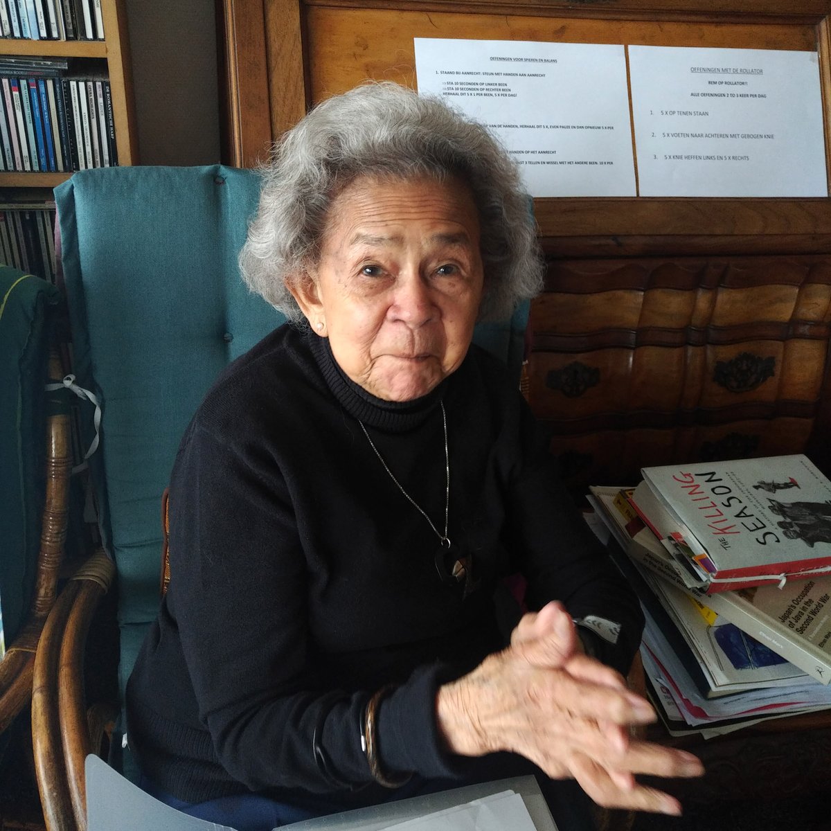 I caught up with Francisca on the phone. She's doing well in lockdown in Amsterdam, and glad to see 1965 discussed again. She told me that, when talking about my book, I must always put the events in the larger context of Western colonial exploitation of the Third World. She's 94