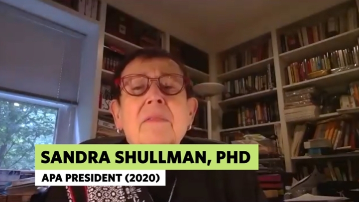 Up next is current APA President  @sandyapa2020 to talk about how effective leaders in the workplace can help us transition to the new normal of  #COVID19.