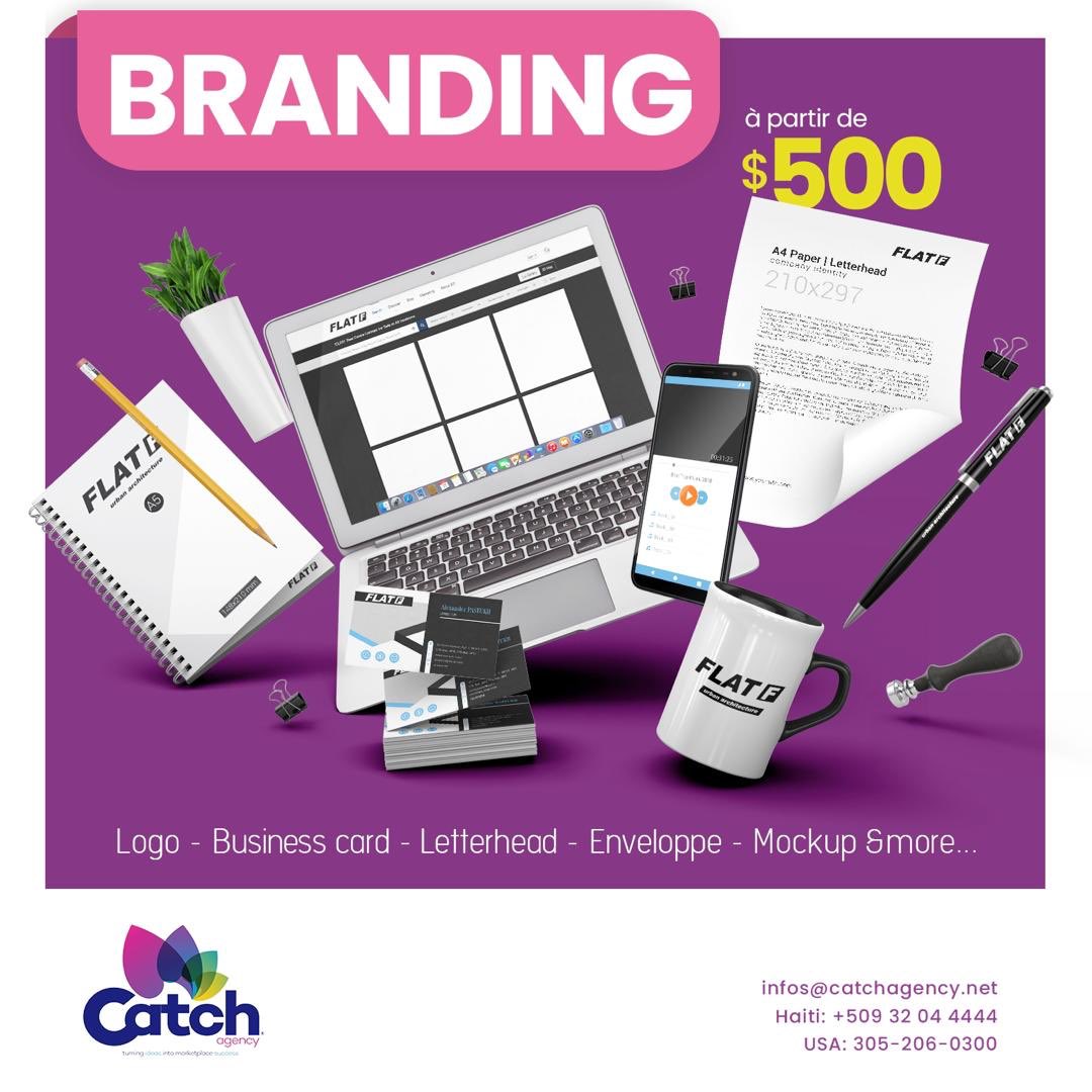 catchagencyht's tweet photo. Votre branding complet à partir de seulement $500 !!! Logo, cartes de visite etc. Contactez nous dès aujourd’hui!! #catchagency #marketing #design #branding #photography #advertising #digitalmarketing #graphicdesign  #socialmediamarketing #marketingagency #socialmedia #brand https://t.co/cOigk7ihYU