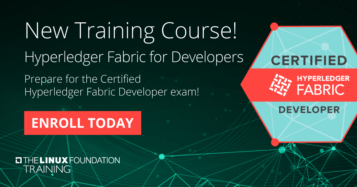 lfdecentralized's tweet image. New training course now available from @LF_Training! Covers Fabric #chaincode and app development: bit.ly/30mzTd5 #ittraining #blockchain #LFCert #HyperledgerEdu