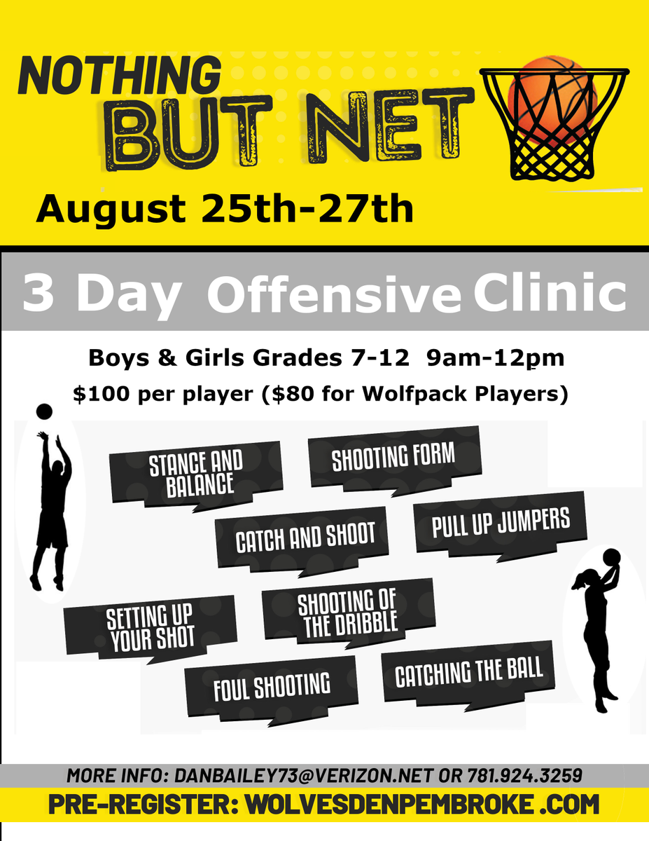 WolfPackHoops's tweet photo. Spots are filling up fast for the Wolves Den summer clinics. Make sure to grab yours before its too late. Spots are limited due for health/safety, so sign up today! https://t.co/ASJh0WSIIA https://t.co/2eDvKWiQ5Z