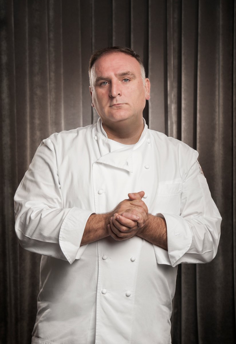 BCulinaryWP's tweet photo. @chefjoseandres has known that the kitchen can be an engine for social change. He has supported causes such as helping to create food resiliency in the face of disasters in Haiti and Puerto Rico, and has spent years promoting immigration reforms and job improvements. #BCWP2020 https://t.co/BDvFav0nG8