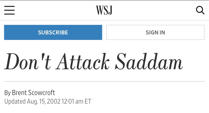 It’s cliche to say that Brent Scowcroft was the best national security adviser the U.S. has ever had. But Brent Scowcroft was the best national security adviser the U.S. has ever had.