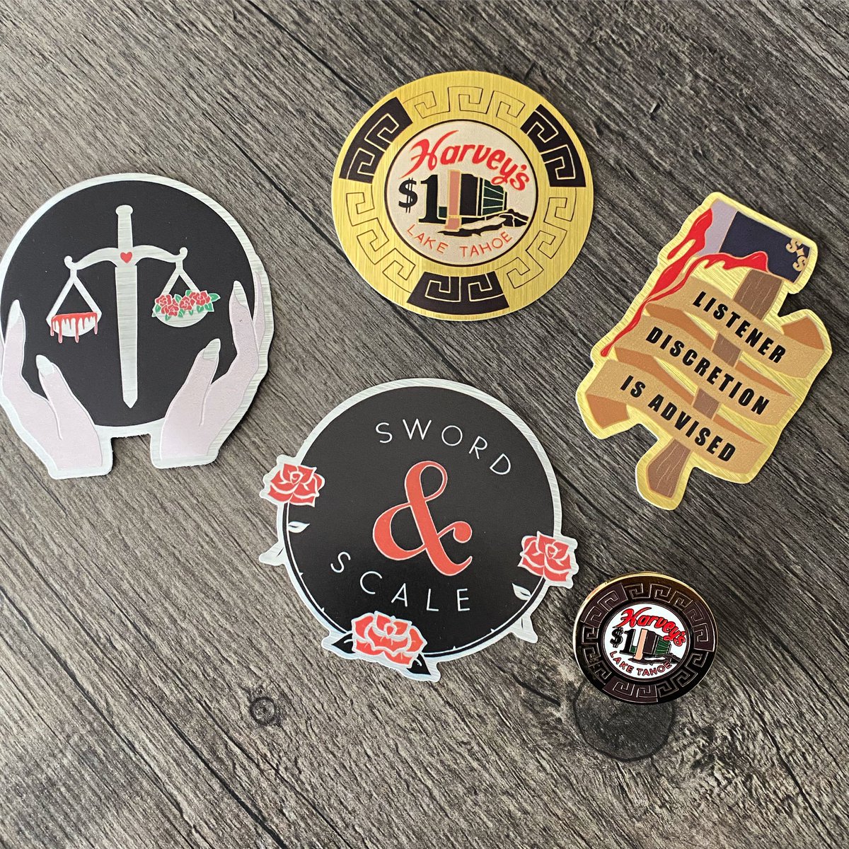 1T_1986's tweet photo. Plus member perks arrived today. Super high quality and I’d expect nothing less from @SwordAndScale &amp; @MBoudet #plusmember #swordandscale https://t.co/m7KfaV3GdQ
