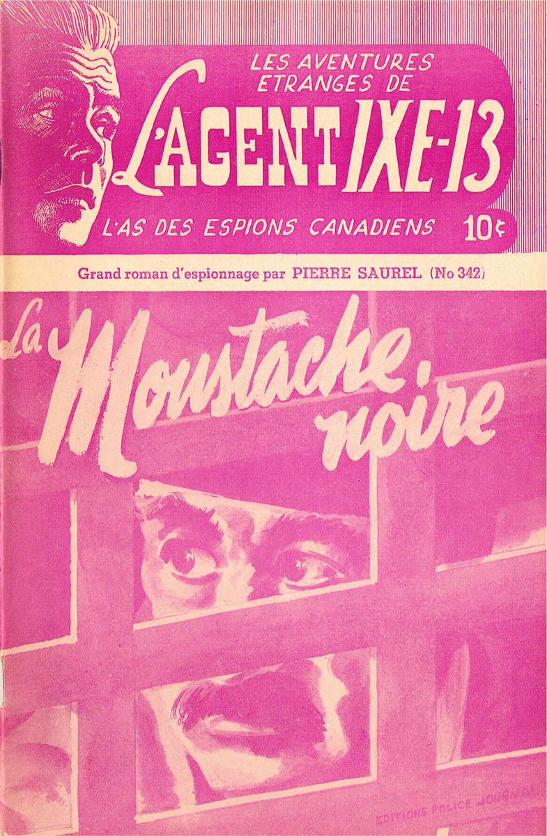 (Actually, Germany’s Perry Rhodan is probably the greatest hero of the pulps, but IXE-13 is a solid #2). IXE-13 has the usual spies (Nazis, Soviets, Vietnamese, Chinese, Cuban) but also has mad scientists w/death rays and Nazi moon bases and various Bond-like adversaries. 14/