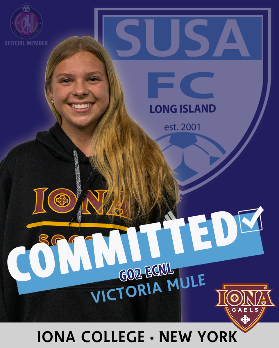 susa_academy's tweet photo. Senior College Announcement
Victoria Mule
Iona College
G02 ECNL
#classof2020 #susalife https://t.co/QwtdyfAW63
