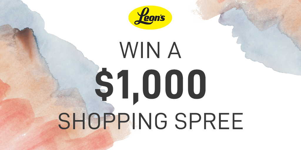 LeonsFurniture's tweet photo. 🚨 #GIVEAWAY ALERT! 🙌🏼 Win a $1,000 Leon’s Shopping Spree! 🙌🏼 💛 It’s quick and easy to enter for your chance to win! Enter now: https://t.co/qNiTjP7nav
🍀 Good luck! See contest webpage for full giveaway rules. https://t.co/UjcurgoE5v