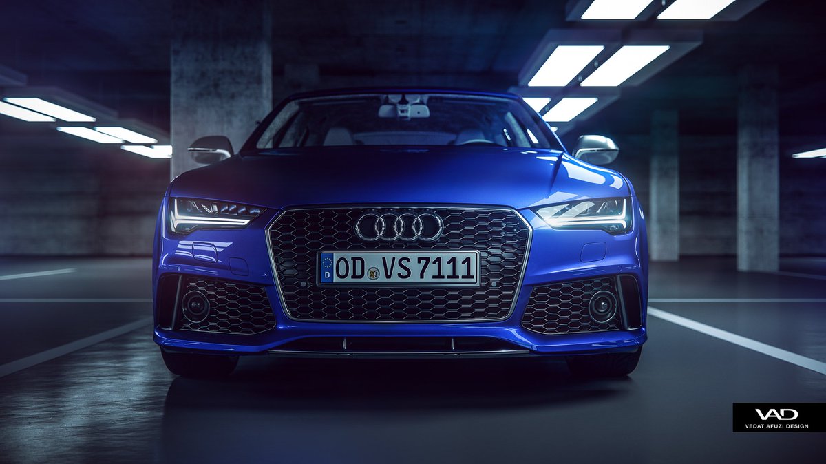 》Visualisasi: Yang kepo sama mobil bang Hans yang sukses bikin Kael bengong: Audi RS7 Sportback dan biru tuh warna kesukaan Kael, jd tambah pusing dia.