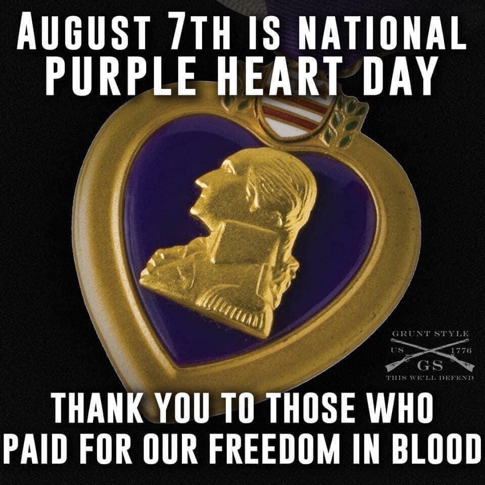 flagsforvets1's tweet photo. For those who shed your blood on a foreign soil...this day is for you.
Thank you for your sacrifices. #purpleheartday #GodBlessAmerica #honoringthosewhoserved #Flagsforvets https://t.co/4xtnEHdQn1