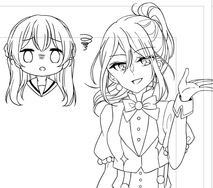 本編に関係ないけど描きたかったコマ 