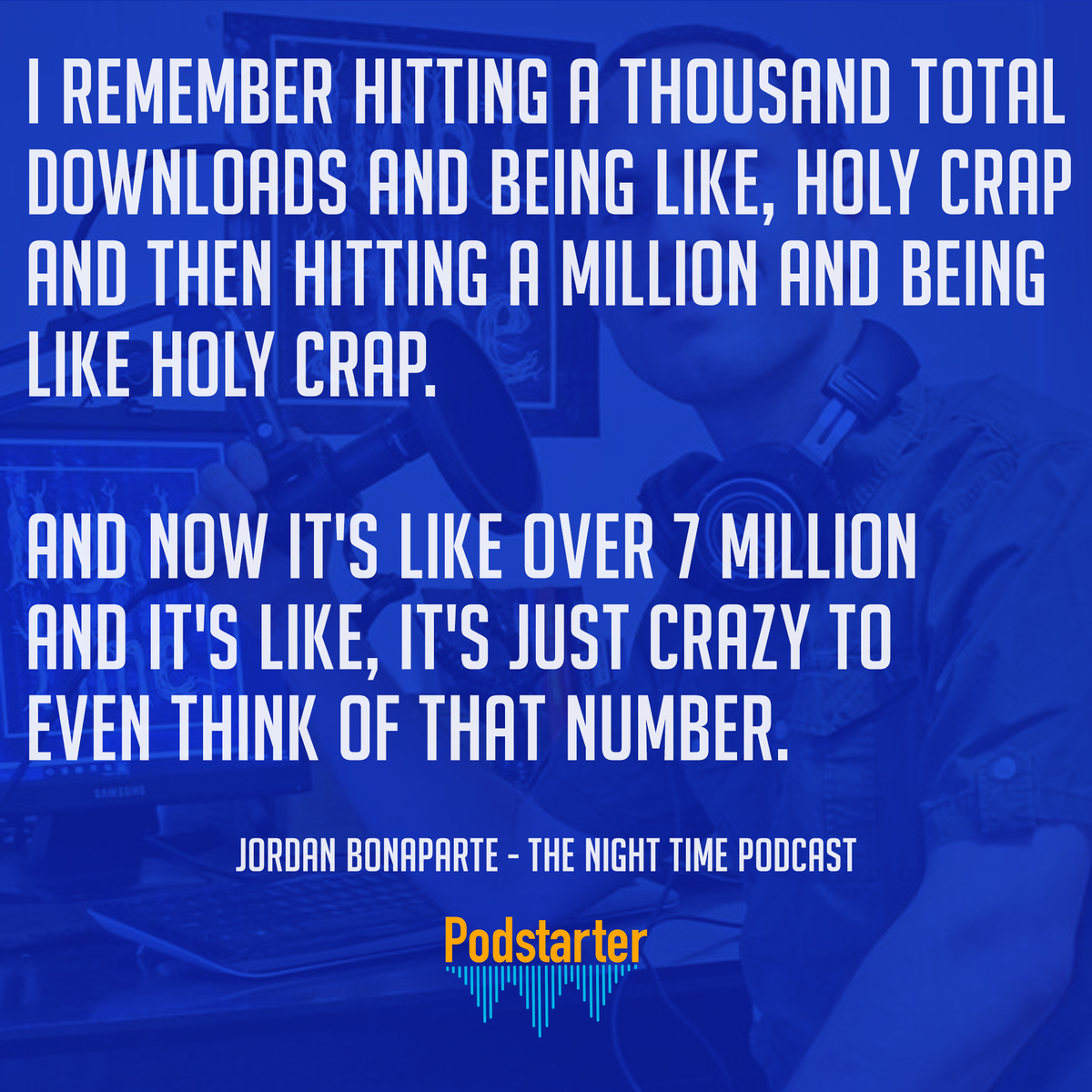 Podstarterio's tweet photo. Some wisdom from Canadian podcasting legend, Jordan Boneparte.
https://t.co/VOcenzrhXd
#podcast #podcasthosting #podcastrecommendation #podcastrecommendations #podcastaddict #podcastofinstagram #podcasts #podcastlover #podcastfamily #podcastaddicts #podcastoftheday #podcaststudio https://t.co/ieAO31JXBX