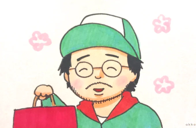 出前太郎さん(違う)
かわいい?

#MIU404 #井口理 
#MIU404イラスト企画 