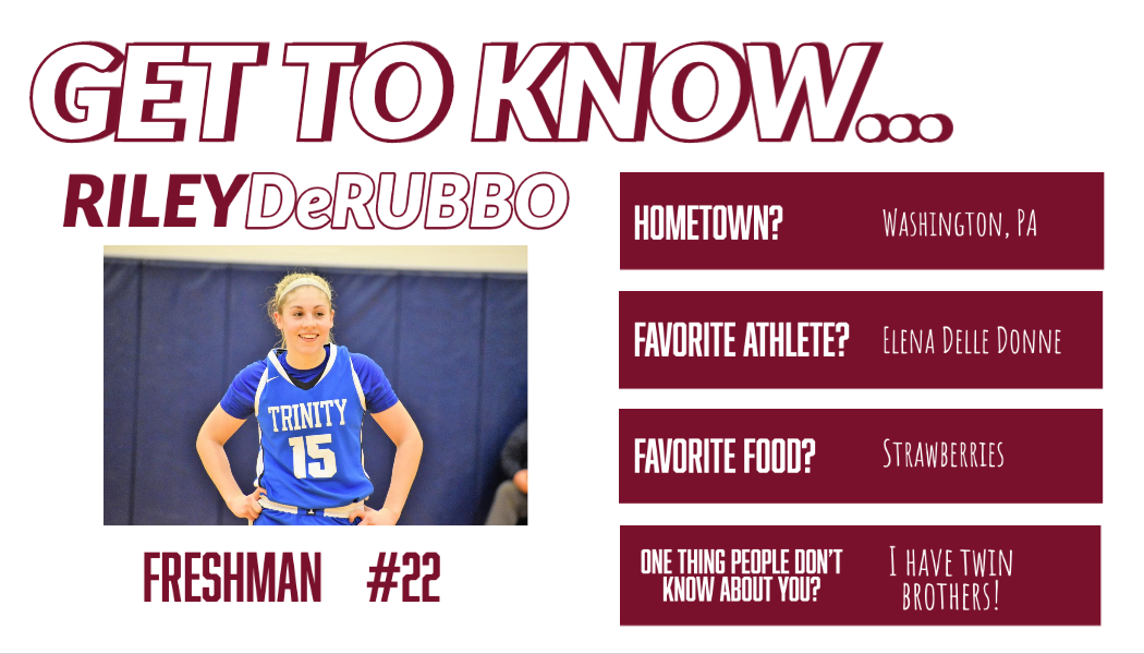 It's Friday, which means its time for #FreshmanFriday!! This week, get to know incoming guard, <a href="/rileyderubbo/">Riley</a>! 👏👏