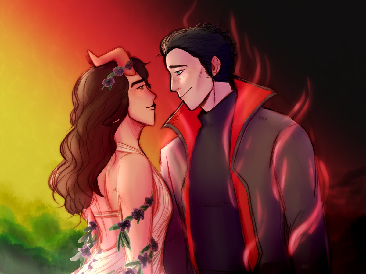 teriibyte's tweet photo. @1031week Day 6 - Life/Death ! 

literally all I wanted was an excuse to draw them as Hades and Persephone but only slightly ahahaha *runs away*

#万圣街 #AllSaintsStreet #1031week #1031week2020 #NickHoult #NicoHoult #AxelBacker https://t.co/WqJUPJO7ow