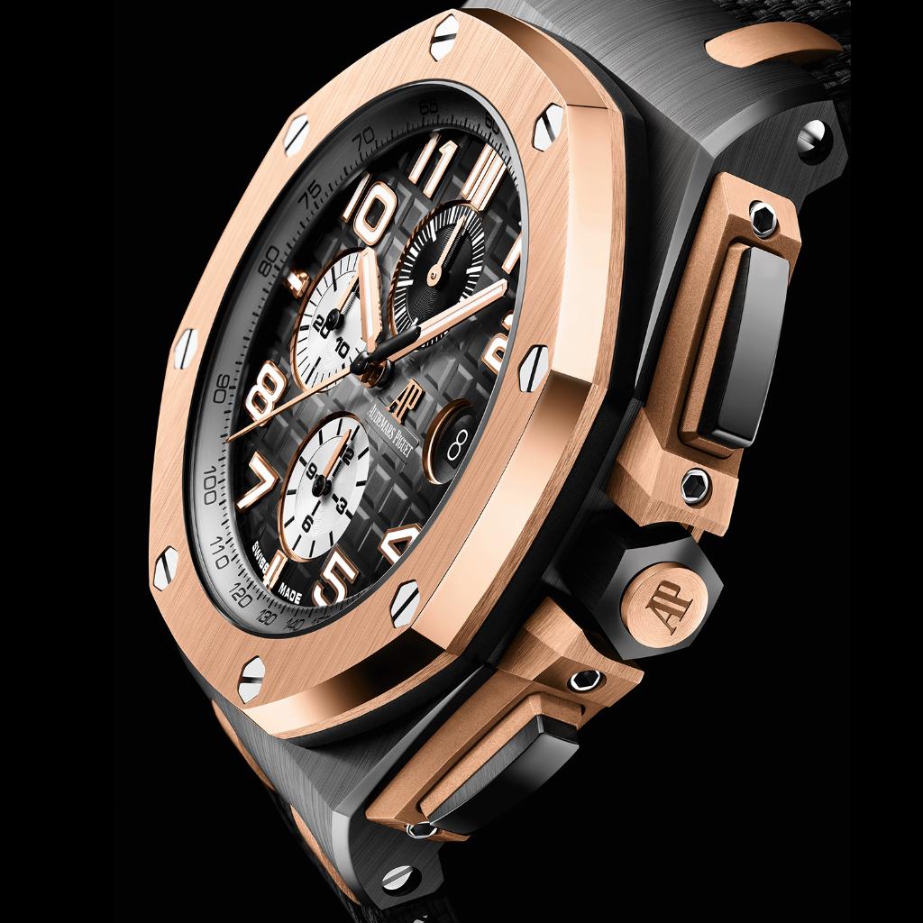 AudemarsPiguet's tweet photo. Built for the active. Meet the new Royal Oak Offshore Selfwinding Chronograph. Featuring a 44mm black ceramic case and a brand new dial design. https://t.co/yNllXzeMna #AudemarsPiguet #RoyalOakOffshore #GoOffshore https://t.co/JjrbdroNRj