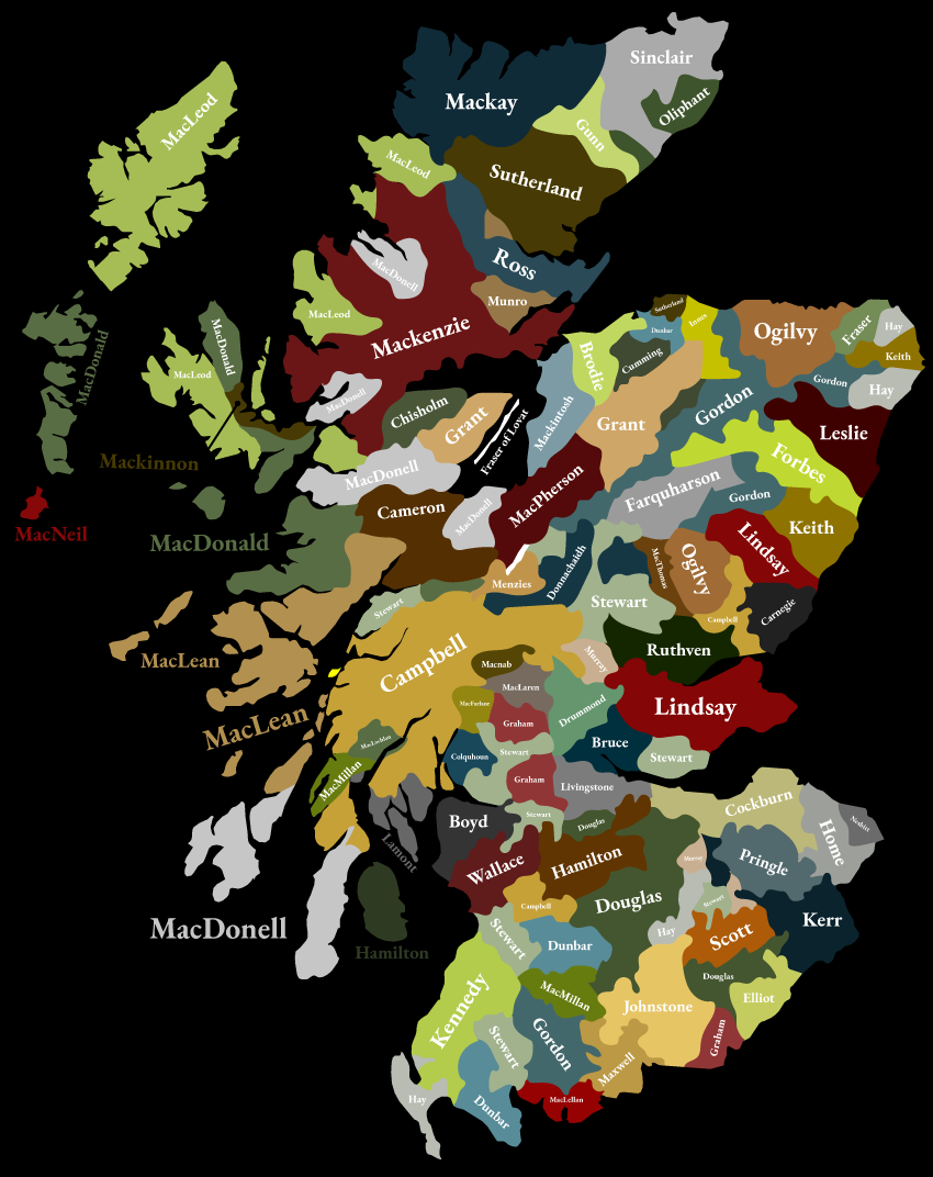 Scotland has always been known for its Clans and it was King James VI who actively started the destruction and the domestication of the Highland Clans. No King before him dared although now he had the armies of England and Lowland Scotland at his side.