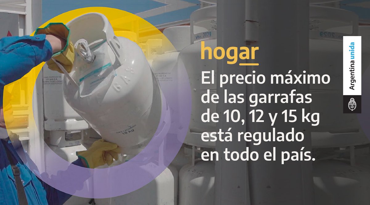 produccion_arg's tweet photo. Trabajamos para garantizar el abastecimiento de garrafas en todos los hogares del país. Conocé las fechas y ciudades de los operativos, los puntos habilitados donde comprar o reemplazar tu garrafa y los requisitos para acceder al beneficio en https://t.co/VjusjspjFl https://t.co/DEqDRnYeLp