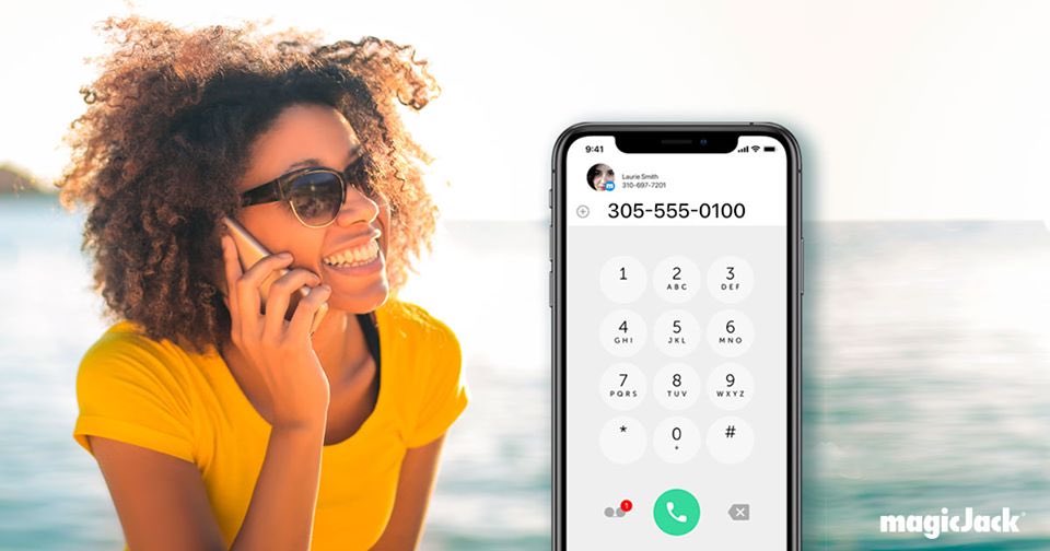 MagicJackMobile's tweet photo. Take your calls on-the-go! With magicApp, magicJack's free companion app, you can have your home phone and smartphone ring at once. It works just like using your magicJack service at home. Plus, send/receive unlimited text to any U.S. mobile number. More 👉🏻https://t.co/6jFGfjh4KF https://t.co/319XORZhLu