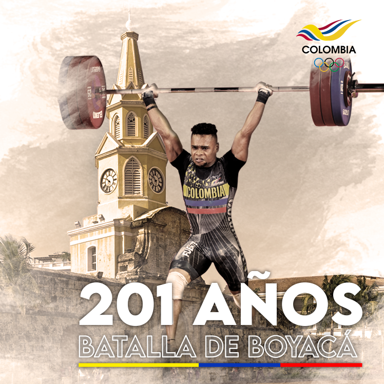 Colombia 🇨🇴 guarda en su interior lugares maravillosos y héroes que se visten de oro 🥇, dejando la bandera tricolor en lo más alto alrededor del mundo. 🌎  ¡Feliz #7agosto!

#batalladeboyaca #DiaDelEjercito  #FelizViernesATodos