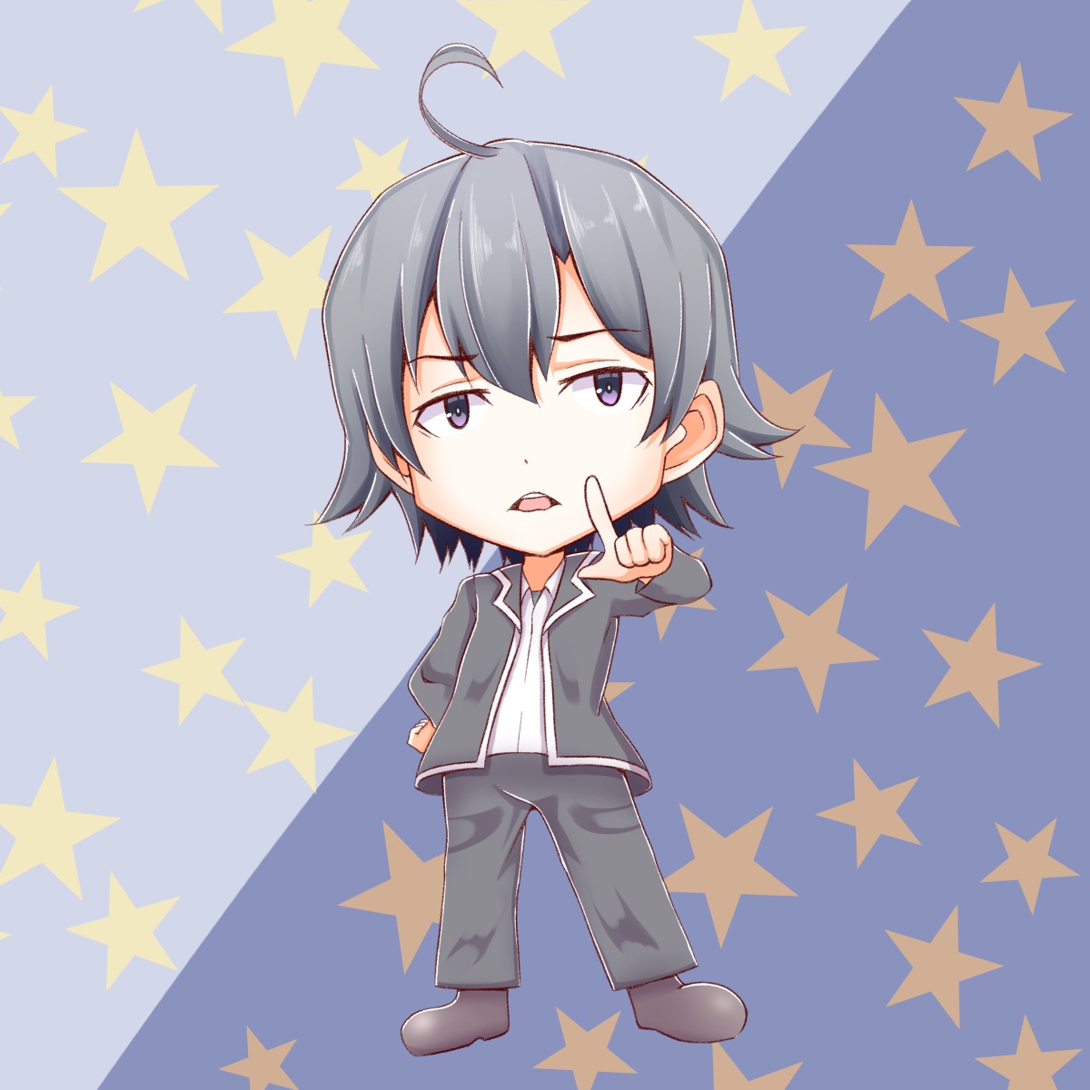 本日8月8日は俺ガイルのヒッキーの誕生日ということでイラスト描きました 3期ま Nigのイラスト