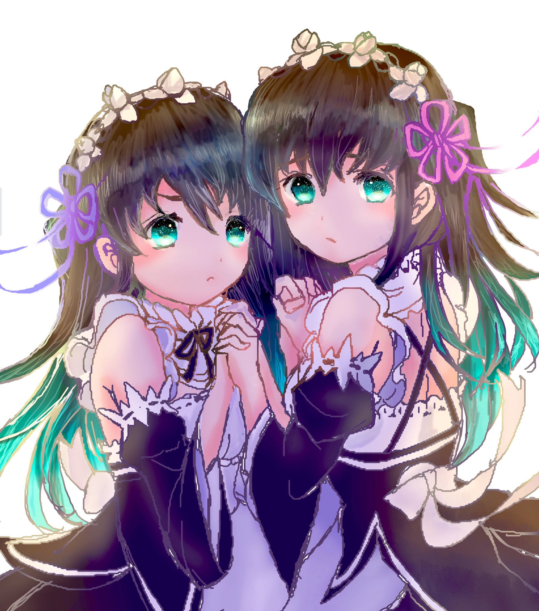 Twitter 上的 ゴム頭おえかき太郎 無一郎 有一郎誕生日おめでと リゼロのレムラムコスプレ 時透無一郎誕生祭 鬼滅の刃 リゼロ 鬼滅の刃イラスト T Co Rpzcchuqqv Twitter