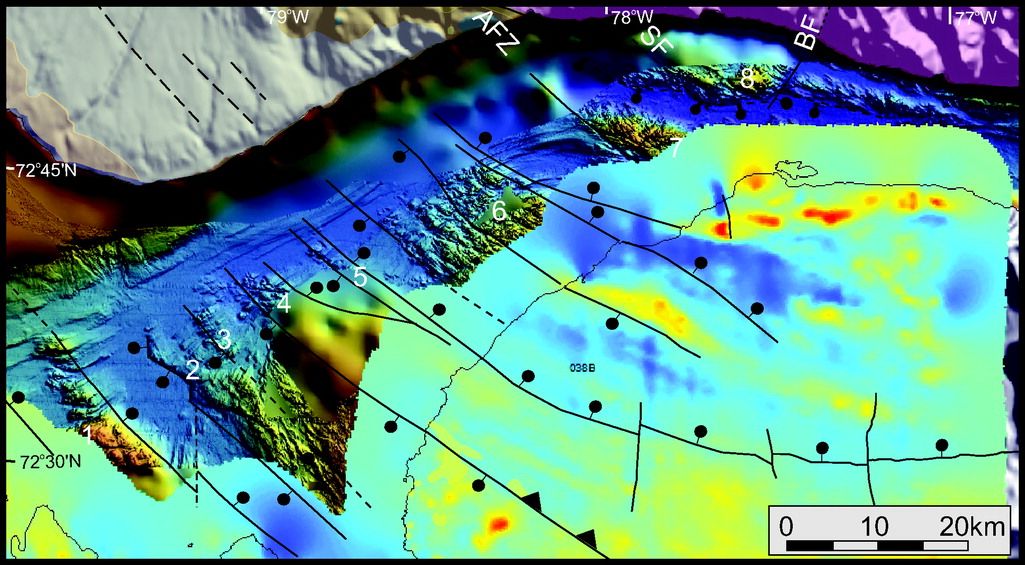 CanJEarthSci's tweet photo. Offshore bedrock geology of Eclipse Sound and Pond Inlet: connecting the structure and stratigraphy of Bylot and northern Baffin islands @HarquailES @GSC_CGC
https://t.co/v16datTRGa https://t.co/3paANrkBCw