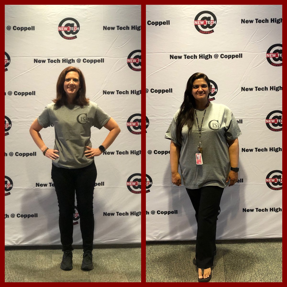 Admin team repping the #CISDtogether shirts. Ready for the 2020-2021 school year #nocryinginpbl @Coppellisd