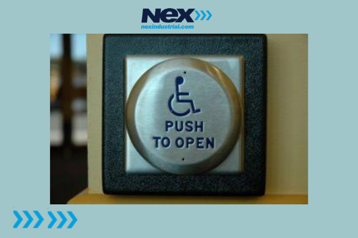 nexindustrial's tweet photo. How does Nex help you comply with the Ontario Accessibility Laws?
We can update existing doors with an #automaticopener in order to make them comply with the new standards for #accessibilitylaws.
Learn more: https://t.co/WSHcvt7E1c https://t.co/95OjcUmS2g