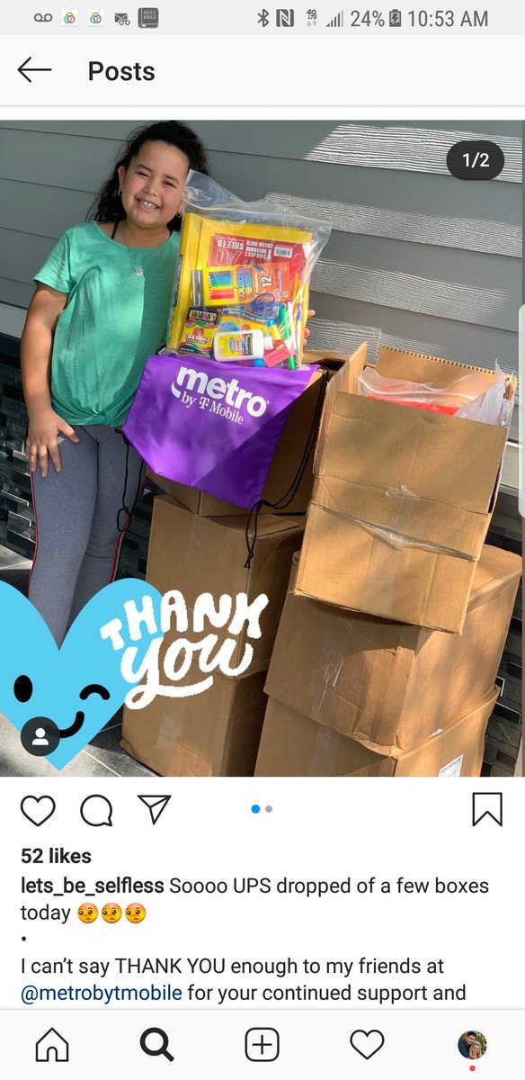 For the past (2) B2S seasons, @MetroByTMobile had the privilege of helping this amazing little girl, Layla, fulfill her mission in providing kids supplies they need to be successful in school w her org #LetsBeSelfless. Lets be like Layla! @MaryAtchley @christy_kelso #IreneKieweg