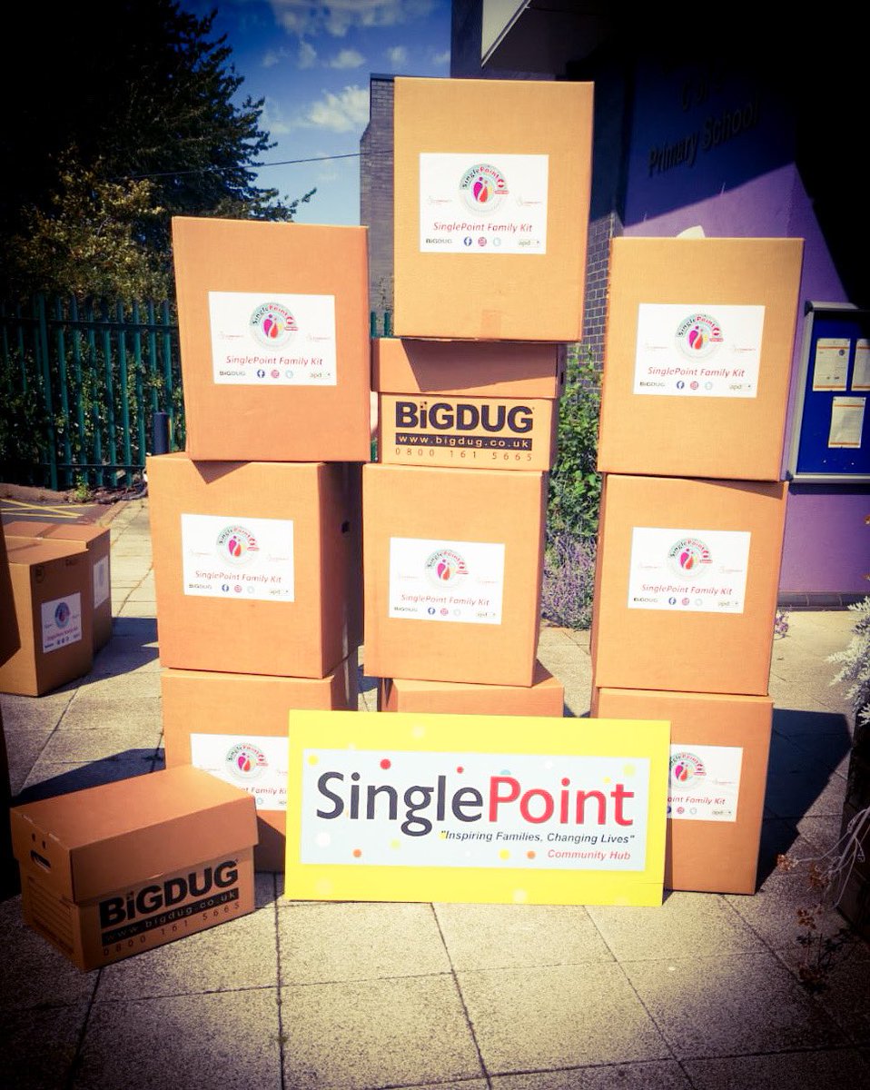 A huge thank you to <a href="/BiGDUG/">BiGDUG</a> for supplying the boxes for our Covid-19 Family Kits 💫 such professional, quick and friendly service...many thanks for your support 🙌🏼