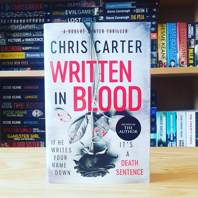 E 14/08 (9PM) Win a signed edition of Chris Carter's latest book! (TW