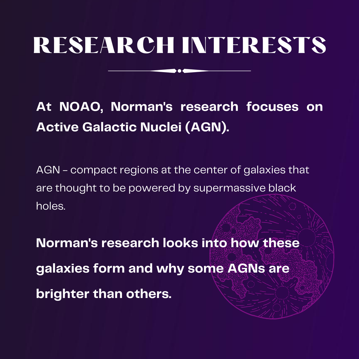 BlueMarbleSpace's tweet photo. Today we are highlighting Dr. Dara Norman! Beyond just her research on Active Galactic Nuclei, Norman is an advocate for diversity, equity, and inclusion (DEI) within astronomy. She believes that with advisory access and data access, DEI will be enforced. 👩🏾‍🚀🔭 #BlackinAstro https://t.co/Sm6JfbF5JO