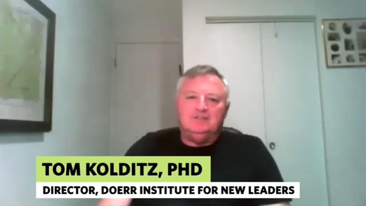 Dr. Tom Kolditz has spent time studying soldiers in Iraq, sky diving teams, and climbing guides on Mount Everest. He joins us today to explain what his research can teach us about effective leadership in extreme contexts.  #APA2020