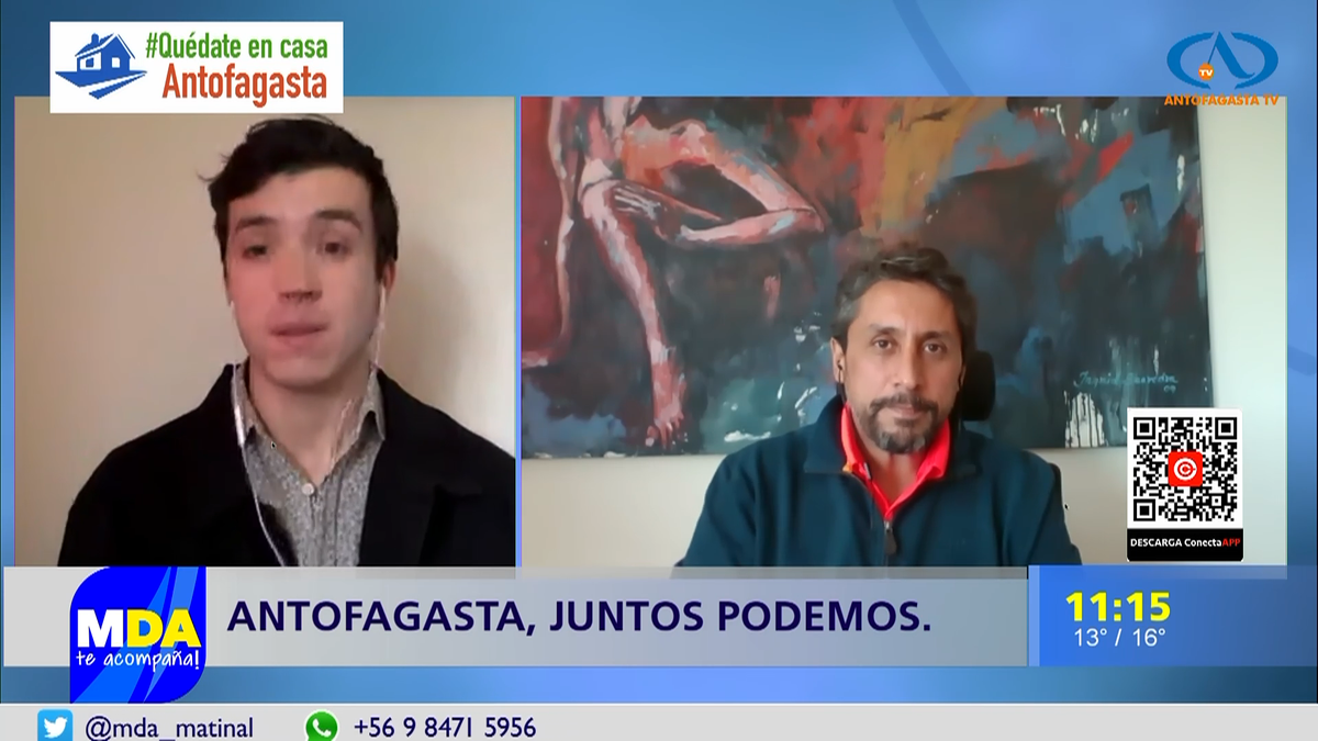 Serviu Región de Antofagasta (@serviuantofagas) on Twitter photo 📺Ya estamos al aire en <a href="/mda_matinal/">El Matinal De Antofagasta</a> conversando con la comunidad de diversos temas.
📡Sintoniza <a href="/AntofagastaTV/">Antofagasta TV</a>, esperamos tus consultas y estamos dispuestos a resolver tus dudas.. 📺Ya estamos al aire en <a href="/mda_matinal/">El Matinal De Antofagasta</a> conversando con la comunidad de diversos temas.
📡Sintoniza <a href="/AntofagastaTV/">Antofagasta TV</a>, esperamos tus consultas y estamos dispuestos a resolver tus dudas..