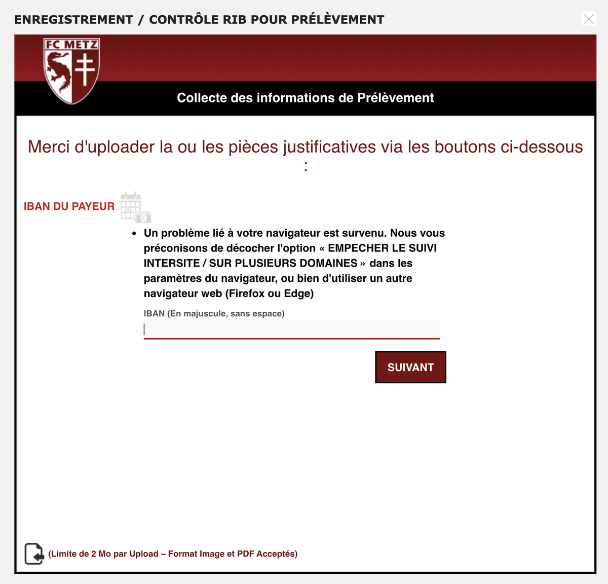 kev57gets's tweet image. Chaque année, la communication du @FCMetz est de plus en plus merdique... Maintenant pour se réabonner, on ne peut plus le faire par CB, obligé de payer par virement avec tacite reconduction et encore, ça ne fonctionne même pas... cc @sociosfcmetz MARRE MARRE MARRE !!!!!
