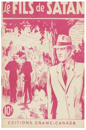 But despite this glorious mélange of villains, the stories managed to be intensely Canadian: Canadian characters, Canadian concerns, Canadian settings. The writers may have started out imitating the US pulps, but they quickly made the livres de poche their own thing. 26/29