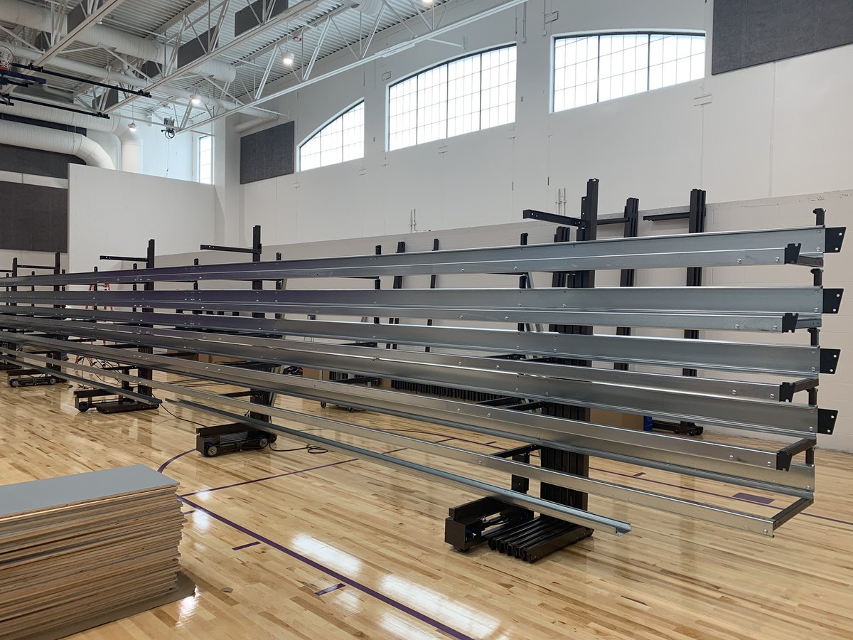 SagesAthletics's tweet image. Final grade of the Sievers Center Parking lot is underway along with the installation of the bleachers! #GoSages #FinalStep