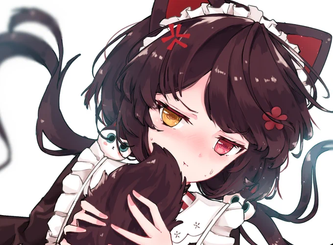 #いぬいらすと リゼアンがしっぽ握ってもやっぱ怒んのかなみたいな 