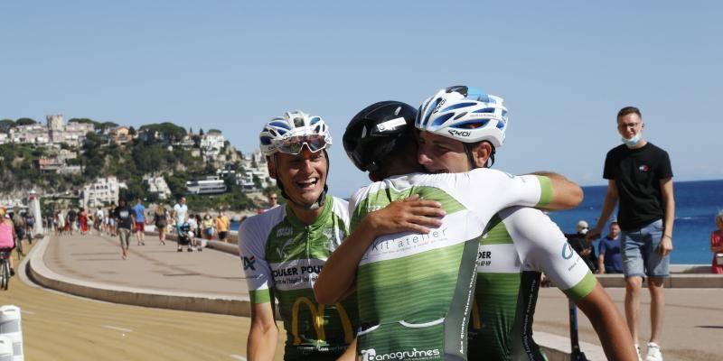 Partis de Lille, trois jeunes cyclistes pédalent jusqu'à Nice pour les enfants malades bit.ly/3fG60J0