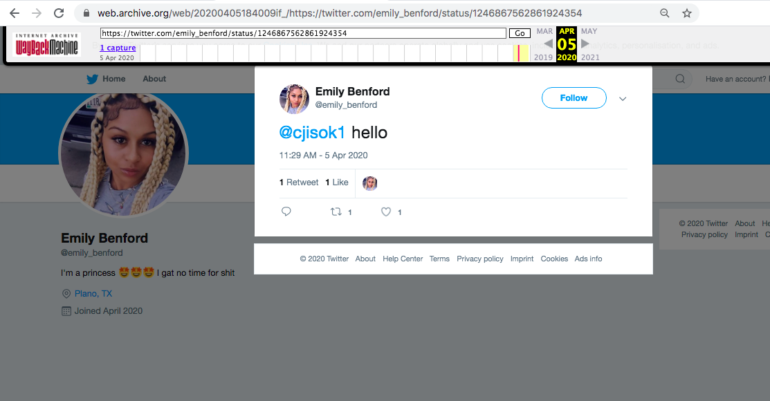 So we found a few of the now suspended Twitter accnts related to David Adrian & his Romanian troll farm. It appears they were still in the early phase of audience building using religious & inspirational quotes. The  @emily_benford was created in Apr  #InfoOps  #disinfo  #osint