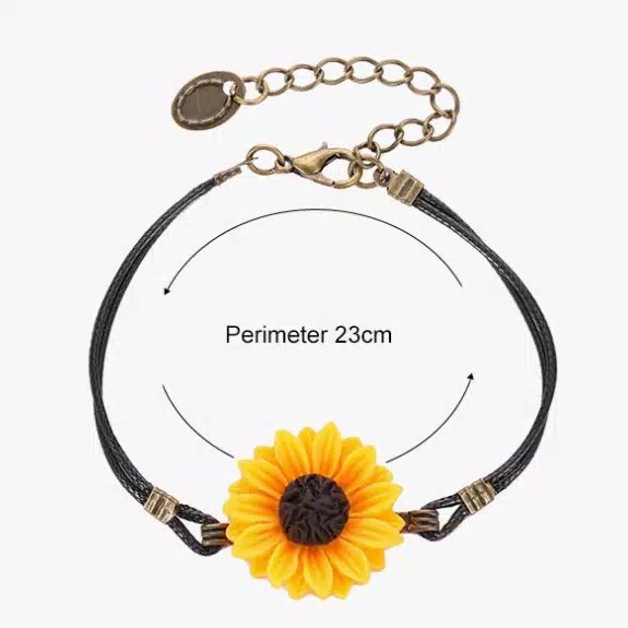 🌈 Sunflower Bracelet / Gelang Bunga Matahari 

✔ Bahan Aloy
✔ Ada pengait jadi bisa di sesuaikan ukurannya

💰 Rp. 10.000

#koreanbracelet #sunflowerbracelet #gelangbungamatahari