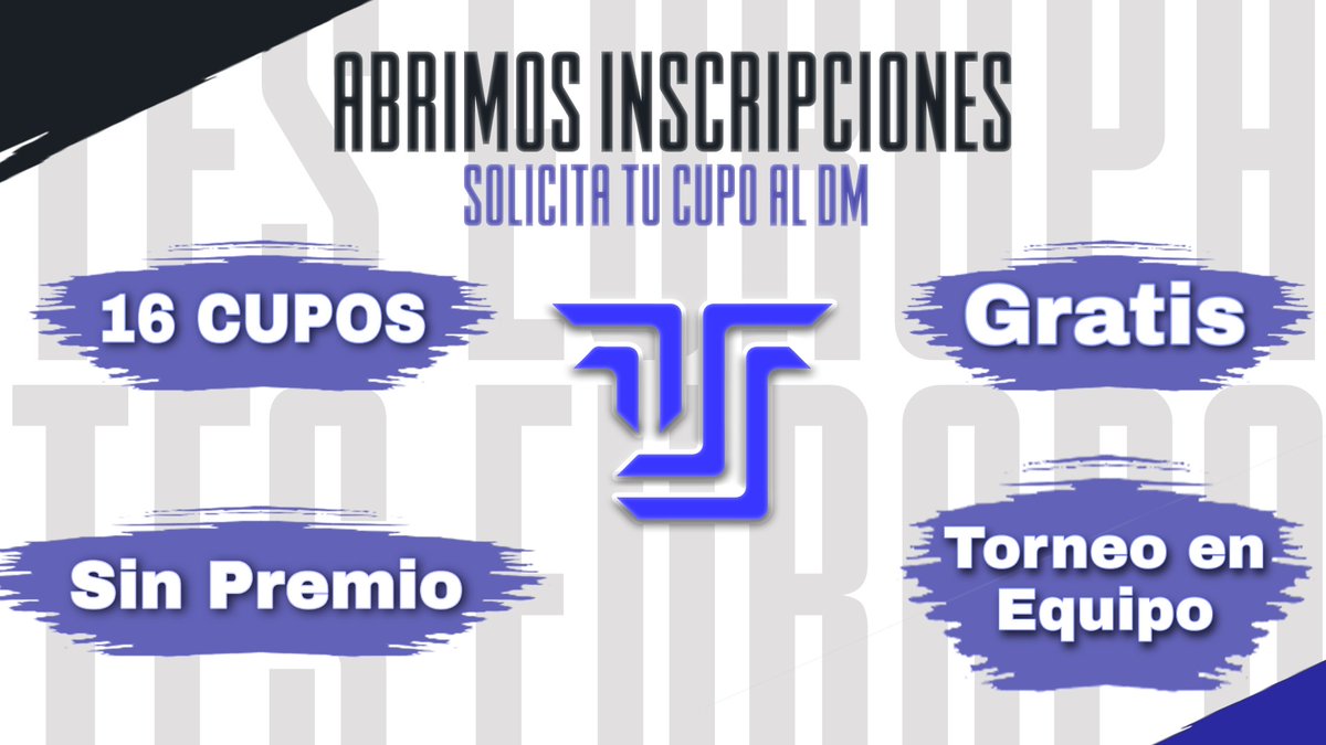 1° TORNEO DE #ClashRoyale 🏆
Requisitos: 
- RT y MG 
- Seguir a @TFS_Europa 
- Conseguir 10 RT (nombrarnos)

Una vez realizado los requisitos pasar captura al MD ✉️ al terminar.

Si vemos mucho apoyo se vendrán ediciones con Premio.