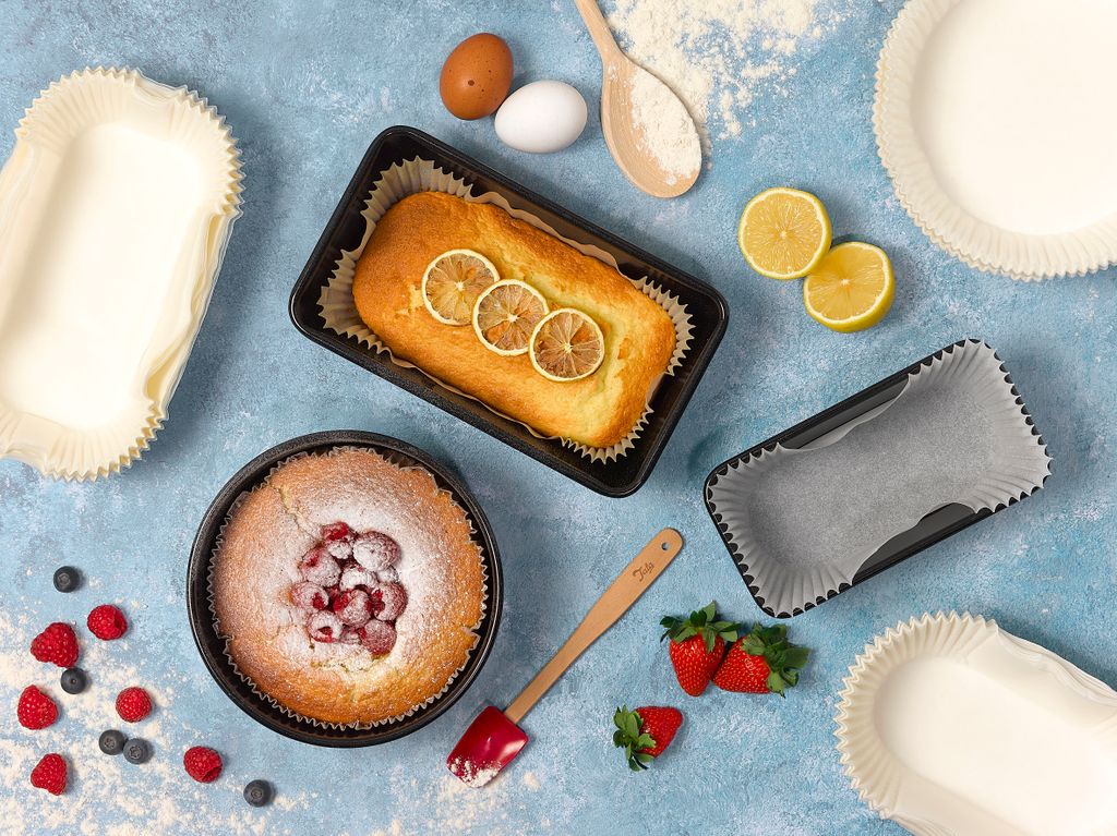 Now back in stock! 🎉

Bake delicious cakes without the need to grease the tin using the Tala Cake or Loaf Tin Liners. 

Our liners are made from high-quality non-stick baking parchment for bakers and cooks.  🍰

Browse the collection: buff.ly/3klE5l6 

#Baking #Liners