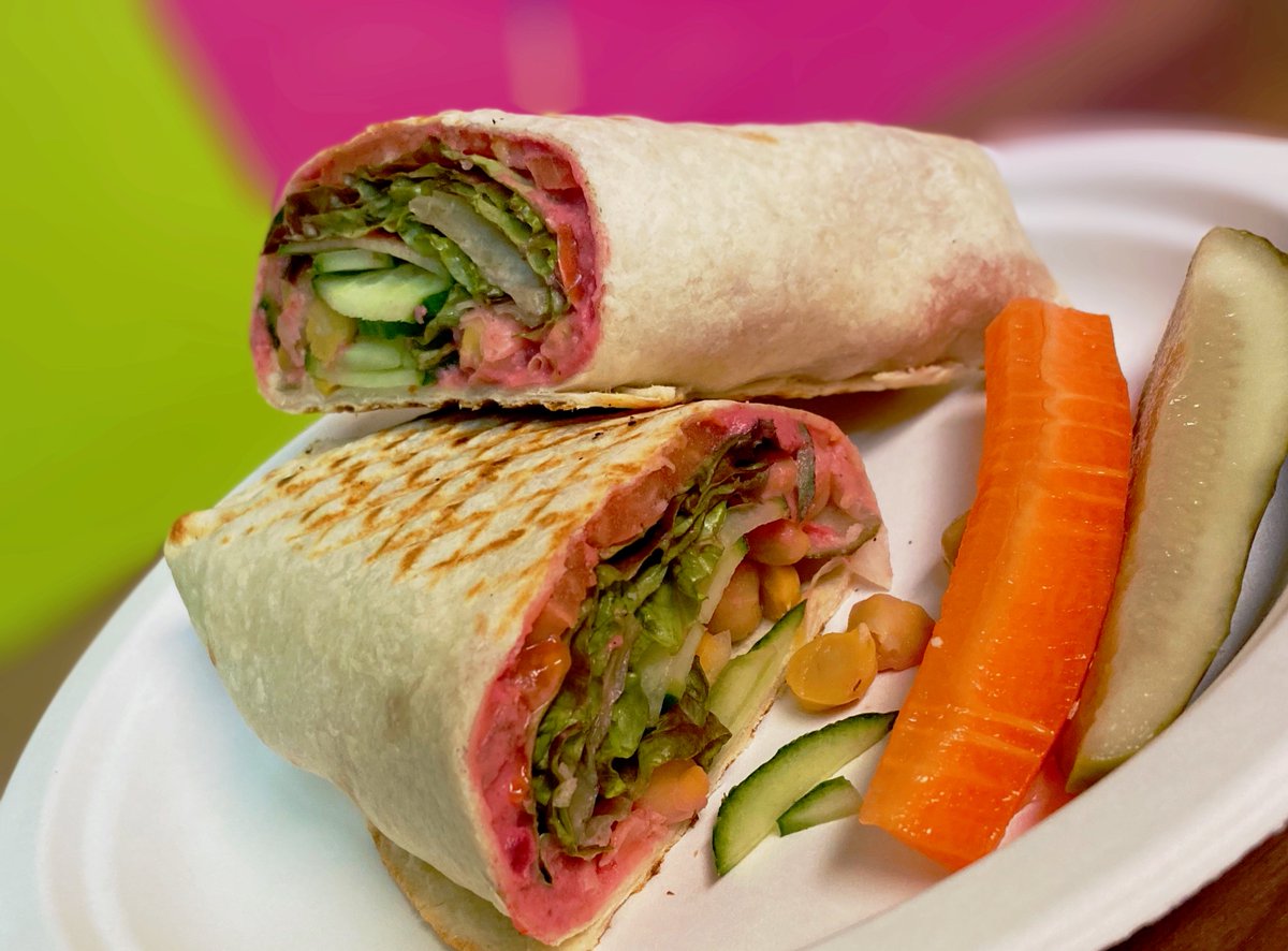 PetesNS's tweet photo. Our #lunchpick of the week is this delicious veggie wrap! Pick yours up from the lunch line for only $5 all week long! @SunnysideMall @BedfordNS @SpringGardenRd #lunch #hfxdeals #bedfordns https://t.co/DUa0uhCjto