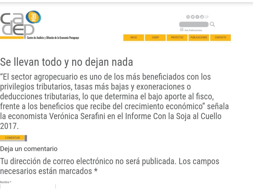 La <a href="/cadep_py/">CADEP</a> este repleto de zurdos y comunistas, esa es la unica verdad