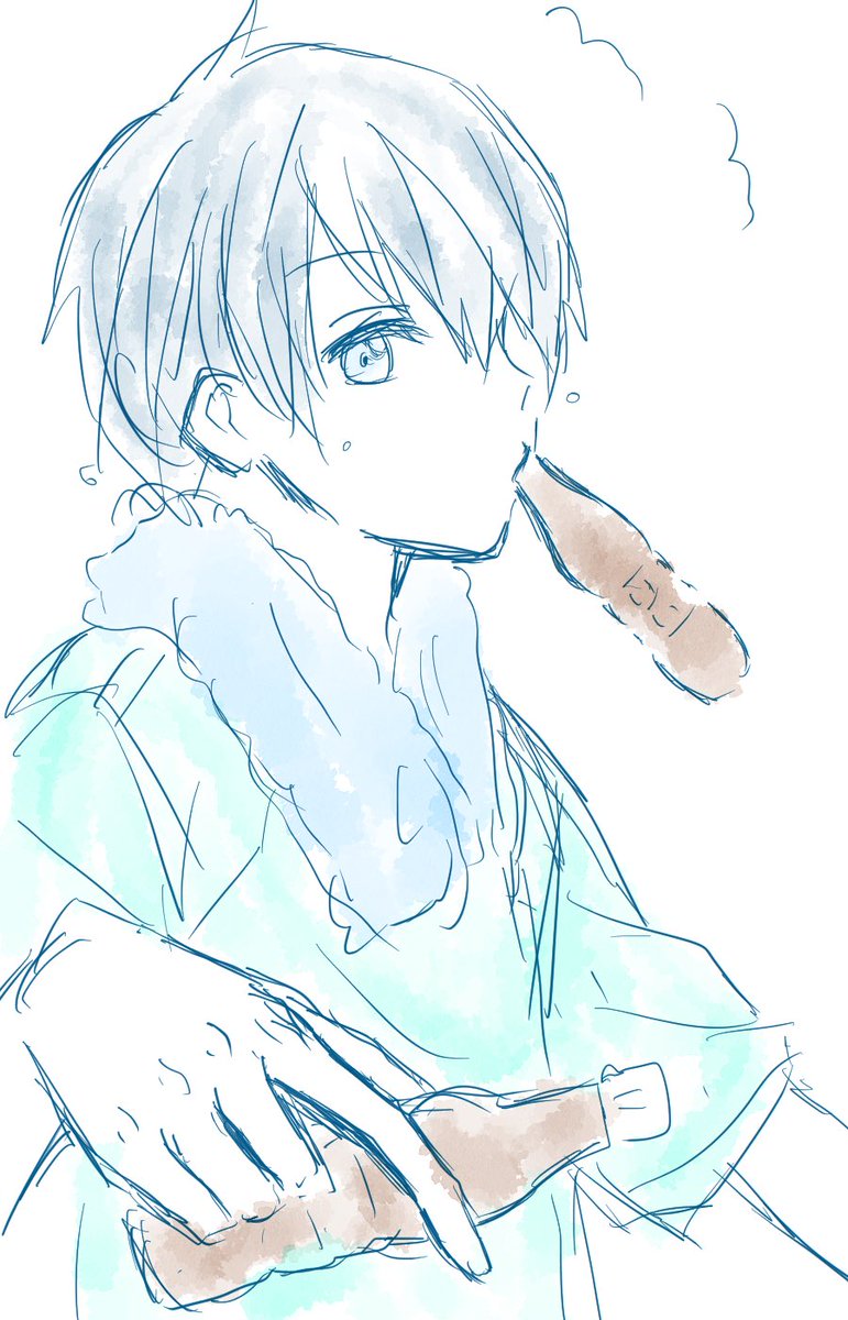 パピコ食う すとぷりギャラリー ころんくん たらおにのイラスト
