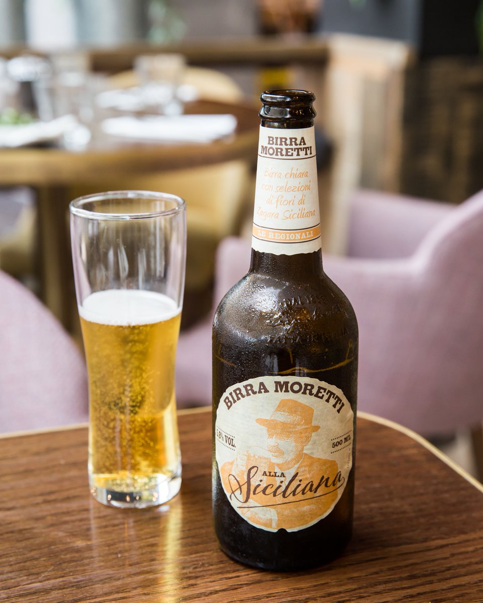 Celebrating international beer day the only way we know how, with an ice cold Moretti. Remember we have a great outdoor terrace at Strada Southbank to enjoy the glorious weather this weekend.